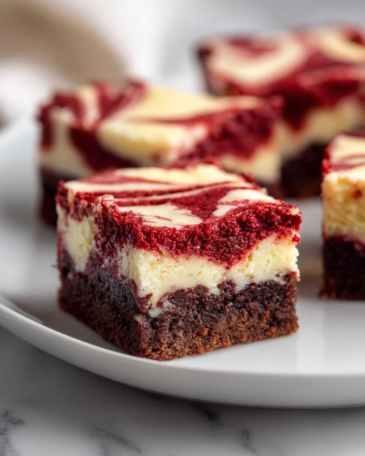 Red Velvet Cheesecake Brownies (Two Desserts in One!) - detail 2