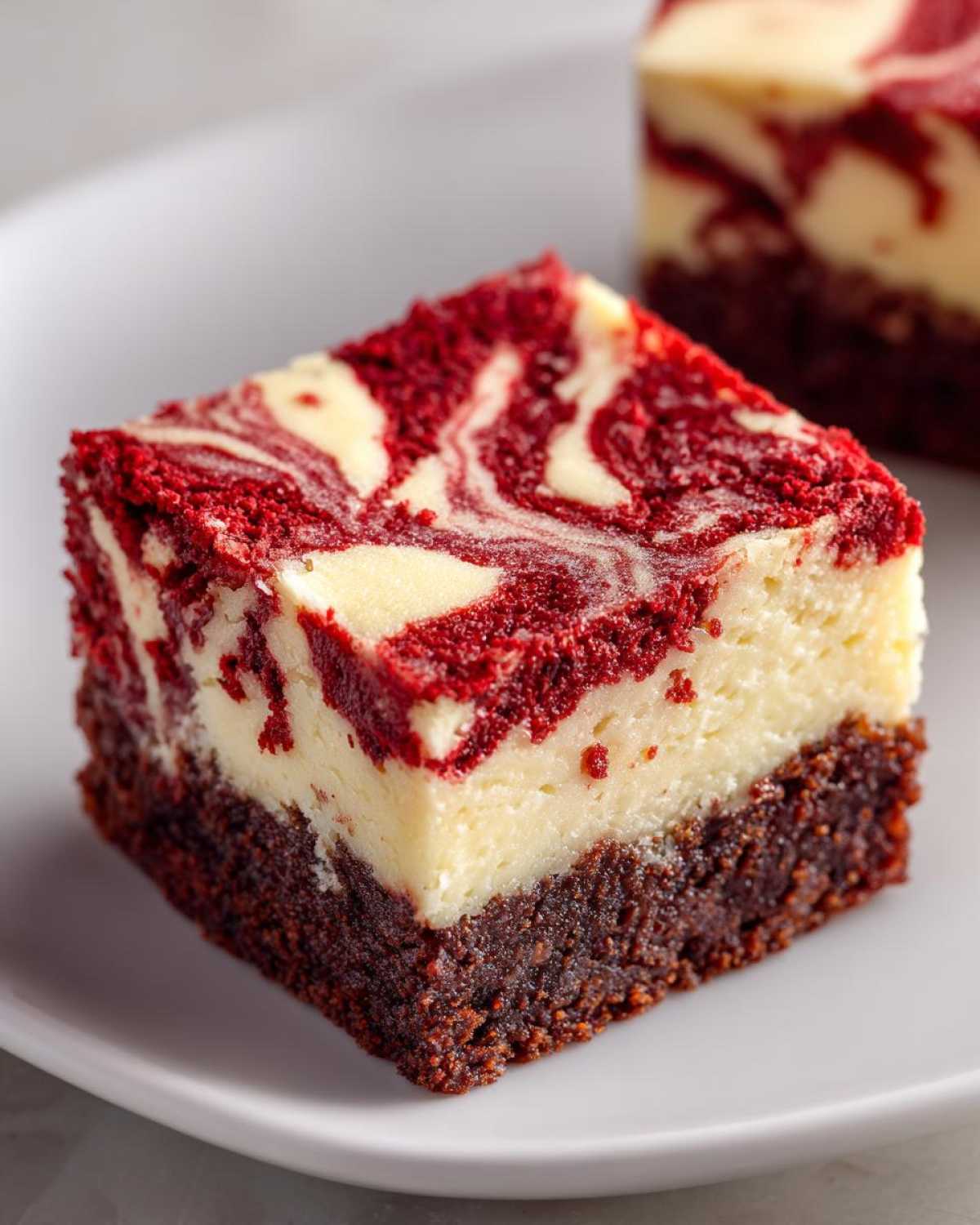 Red Velvet Cheesecake Brownies (Two Desserts in One!) - detail 3