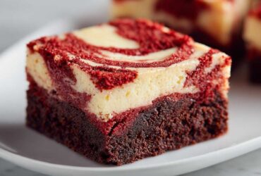 Red Velvet Cheesecake Brownies (Two Desserts in One!)