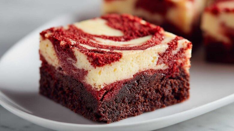 Red Velvet Cheesecake Brownies (Two Desserts in One!)
