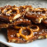 Salted Caramel Pretzel Bark (Addictive Sweet & Salty Crunch)