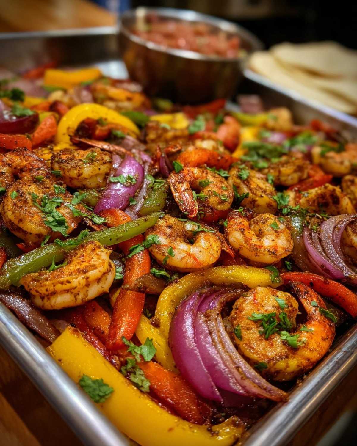 Sheet Pan Shrimp Fajitas – Dinner in a Flash with Easy Cleanup - detail 4