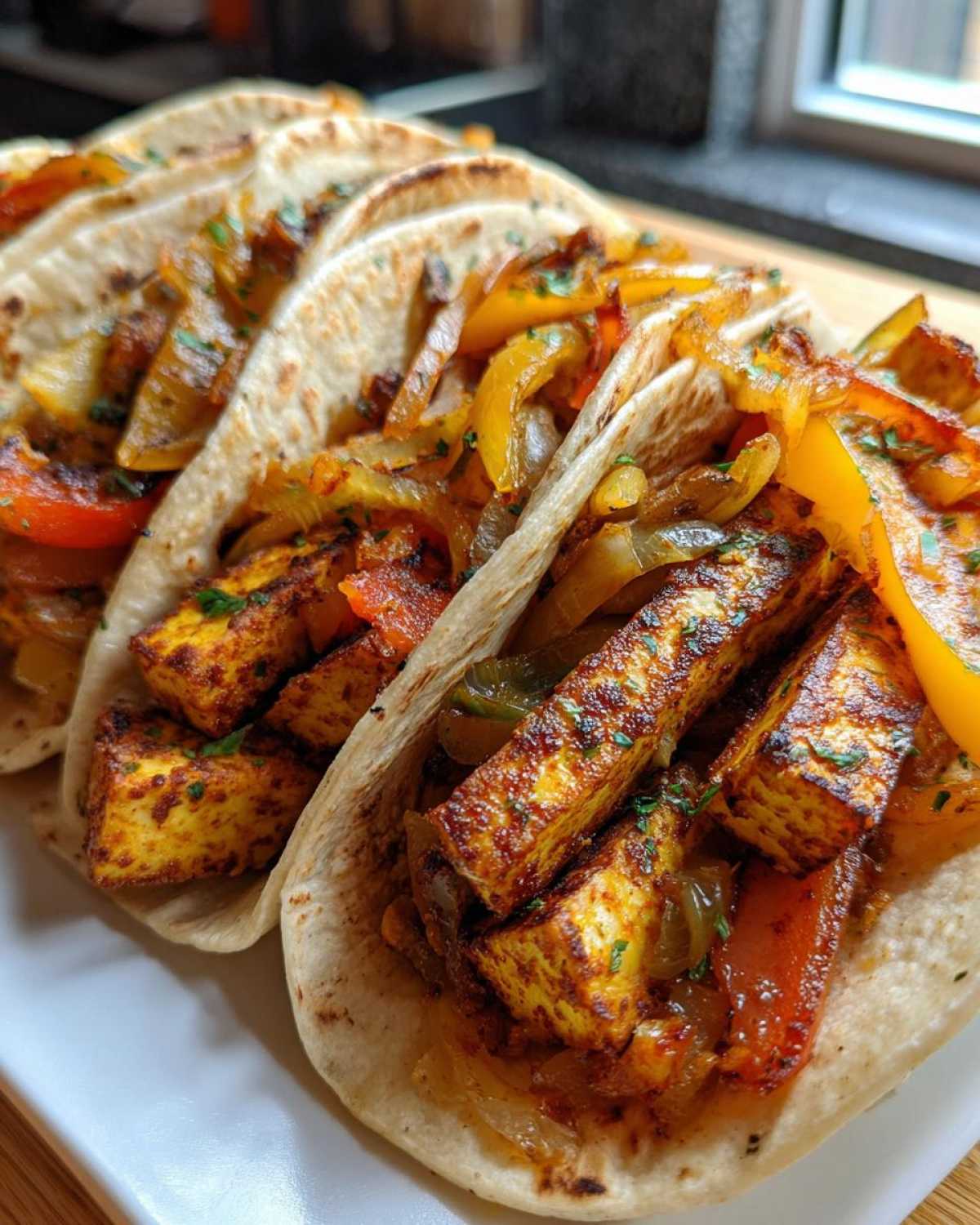 Sheet Pan Tofu Fajitas (Vegan Meal Prep Magic) - detail 1