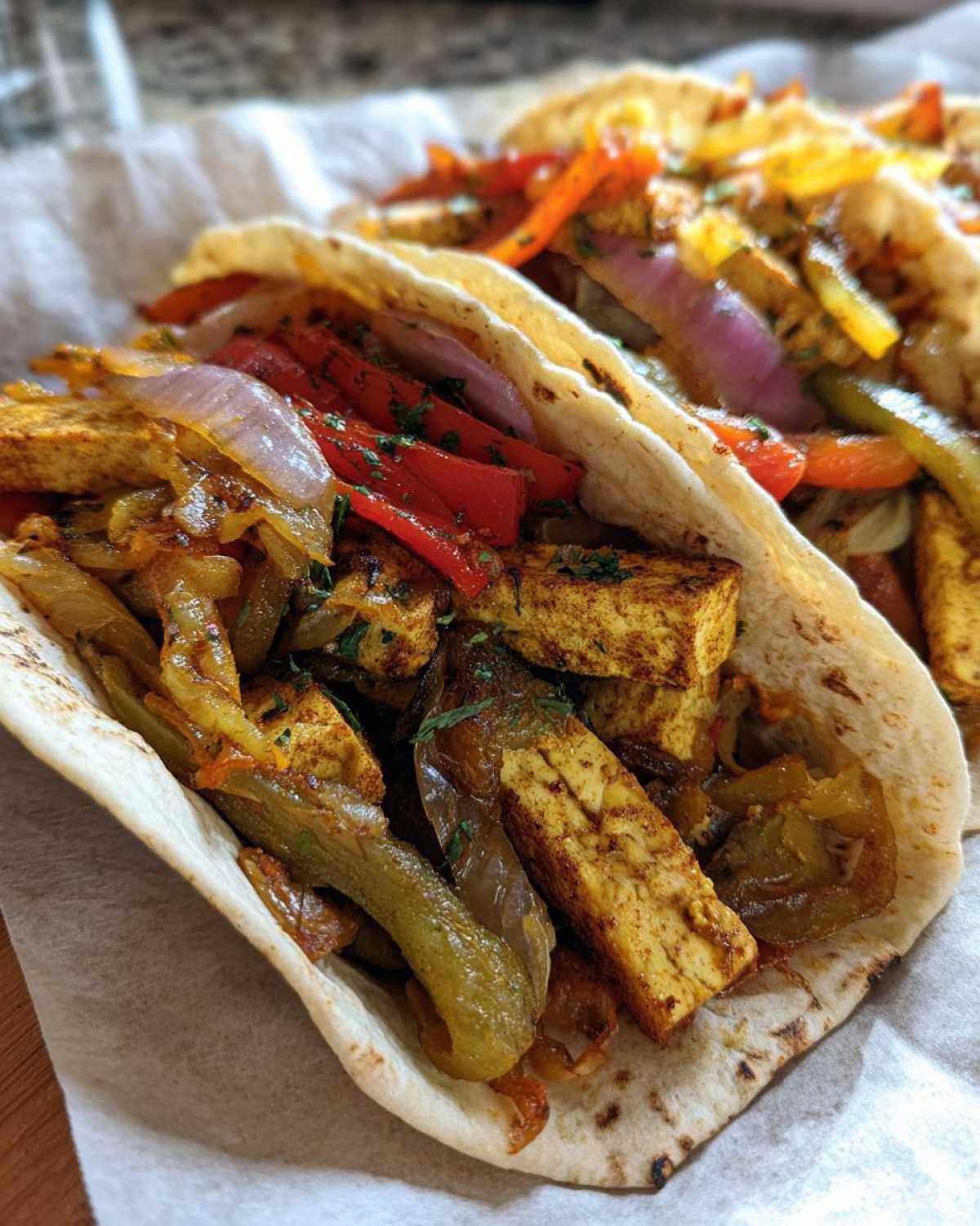 Sheet Pan Tofu Fajitas (Vegan Meal Prep Magic) - detail 2