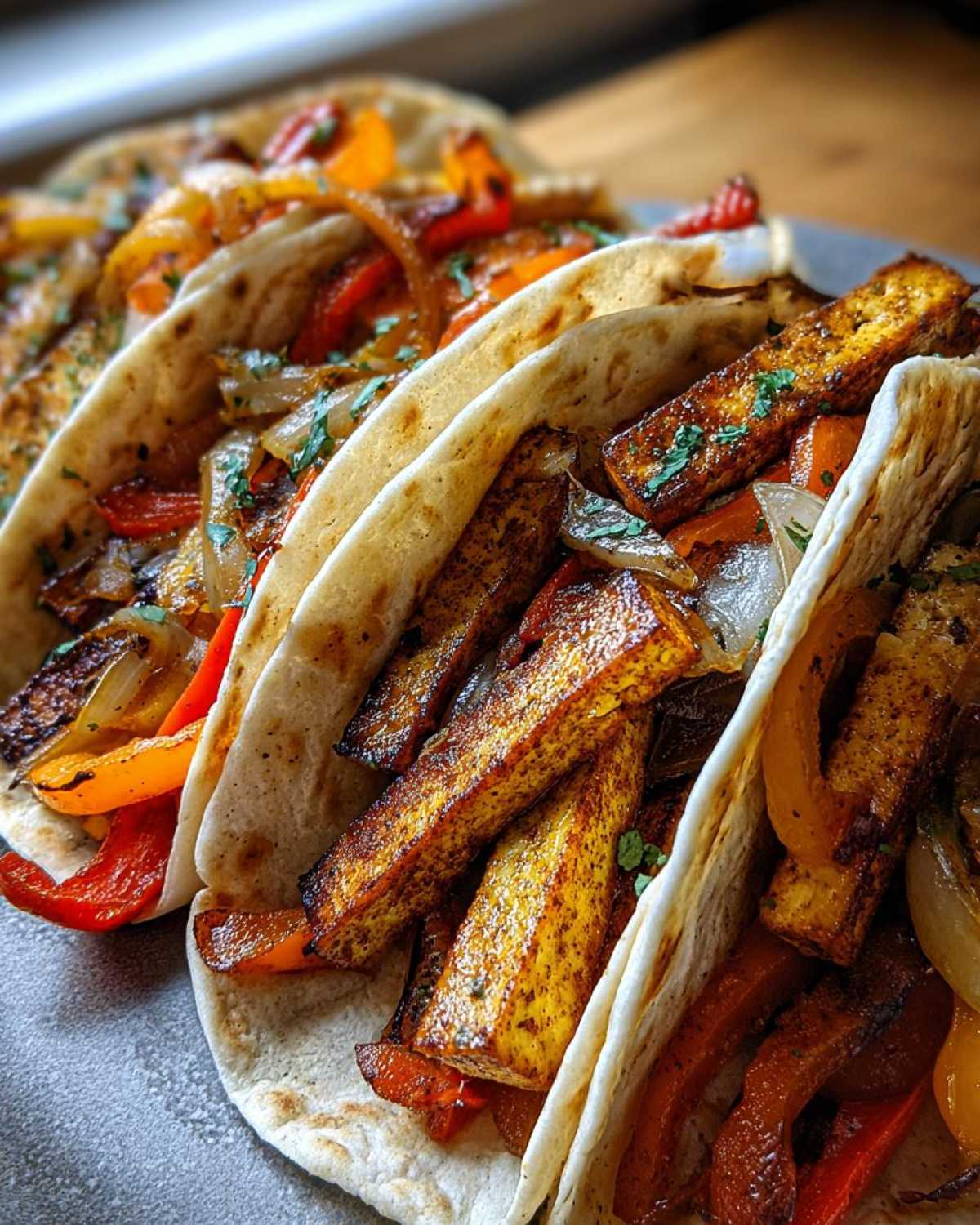 Sheet Pan Tofu Fajitas (Vegan Meal Prep Magic) - detail 3
