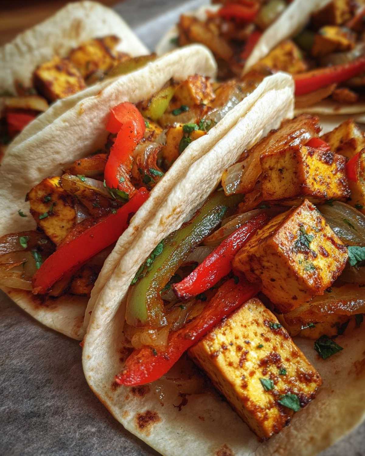 Sheet Pan Tofu Fajitas (Vegan Meal Prep Magic) - detail 4