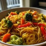 Spaghetti Squash Chow Mein (Healthy Chinese Takeout Fix)