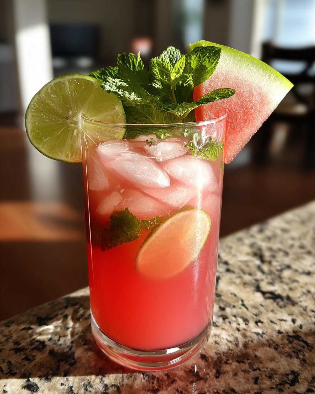 Sparkling Watermelon Lime Cooler (Hydrating Summer Mocktail) - detail 4