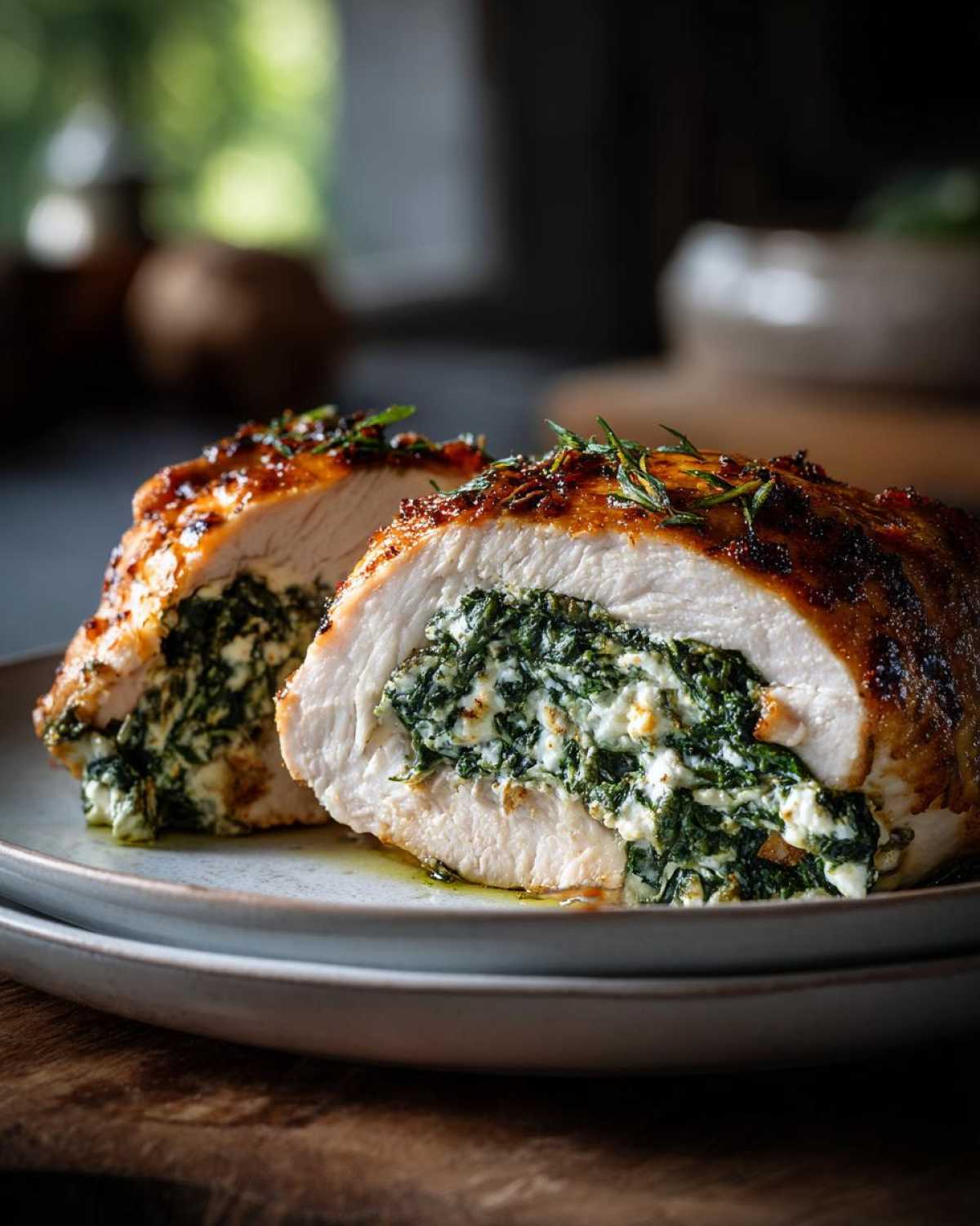 Spinach & Feta Stuffed Chicken Breasts (Fancy But Easy) - detail 1