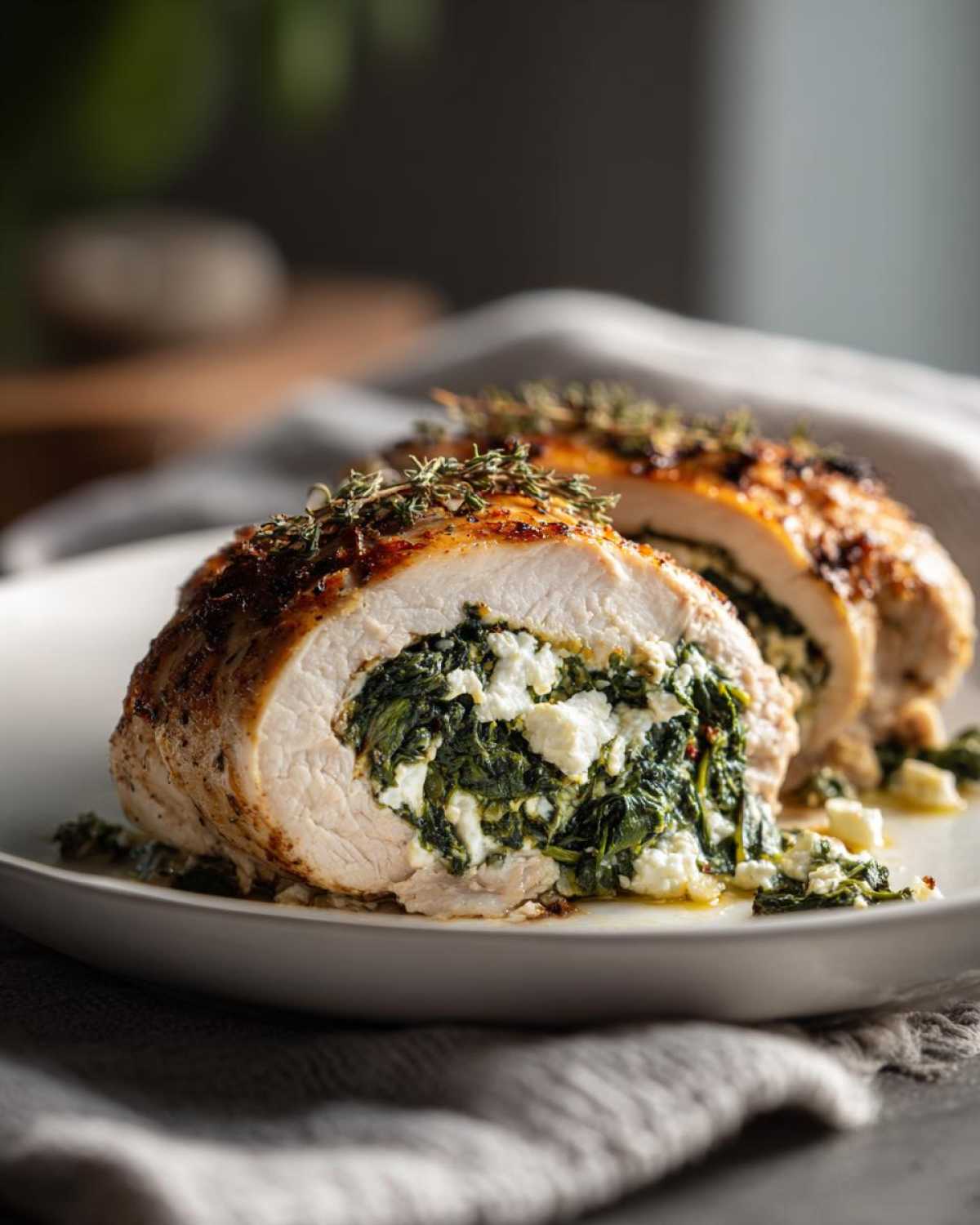 Spinach & Feta Stuffed Chicken Breasts (Fancy But Easy) - detail 2
