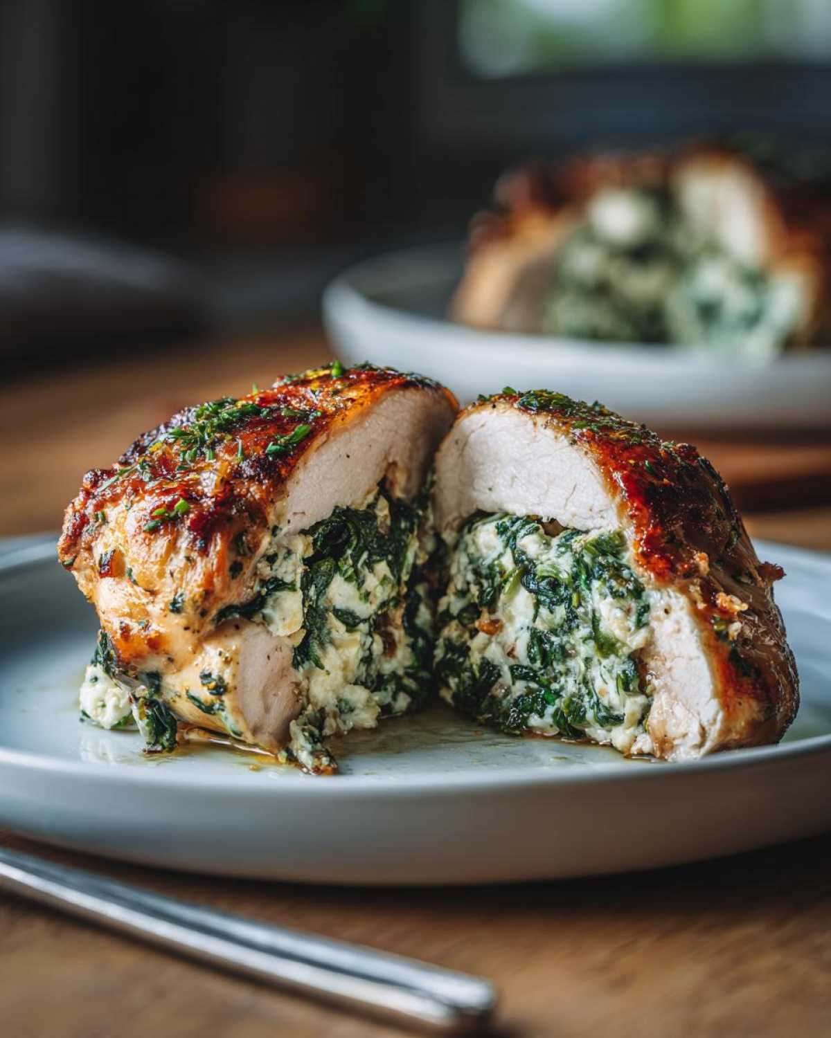 Spinach & Feta Stuffed Chicken Breasts (Fancy But Easy) - detail 3