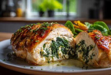 Spinach & Feta Stuffed Chicken Breasts (Fancy But Easy)
