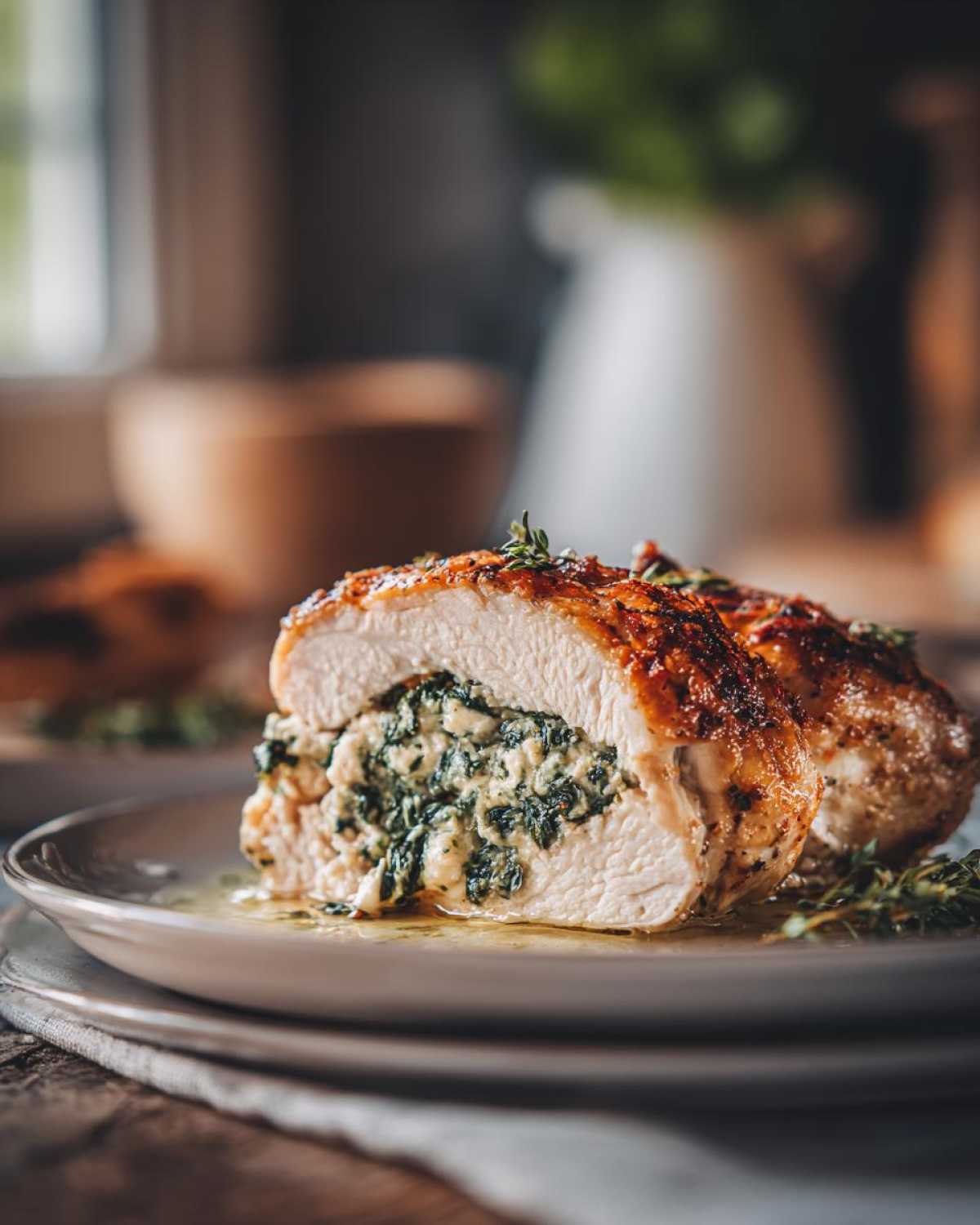 Spinach & Feta Stuffed Chicken Breasts (Fancy But Easy) - detail 4