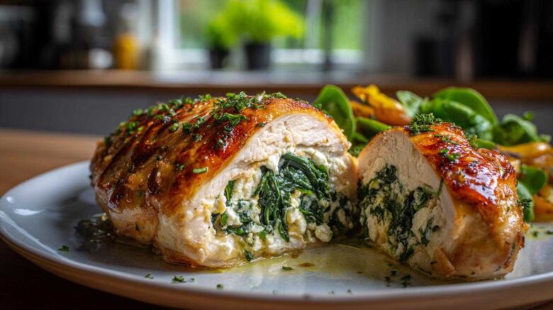 Spinach & Feta Stuffed Chicken Breasts (Fancy But Easy)