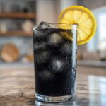Spooky Black Charcoal Lemonade (Halloween Goth Drink Trend)
