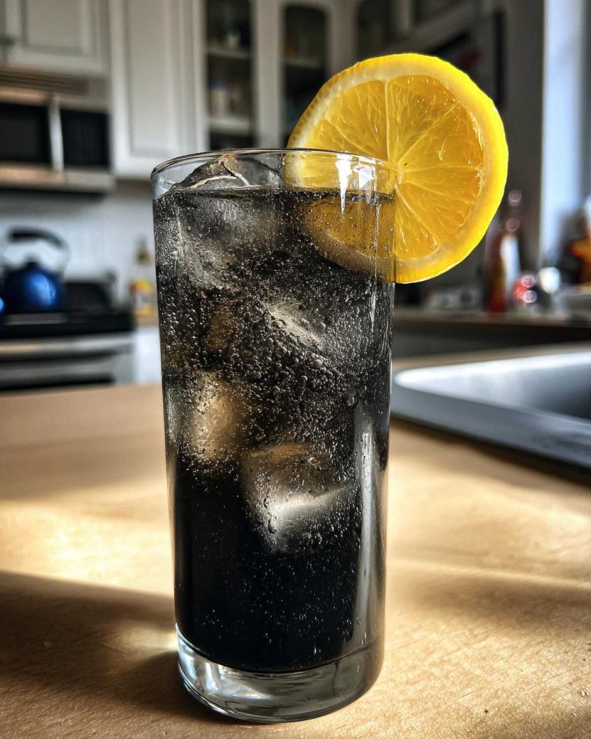 Spooky Black Charcoal Lemonade (Halloween Goth Drink Trend) - detail 4