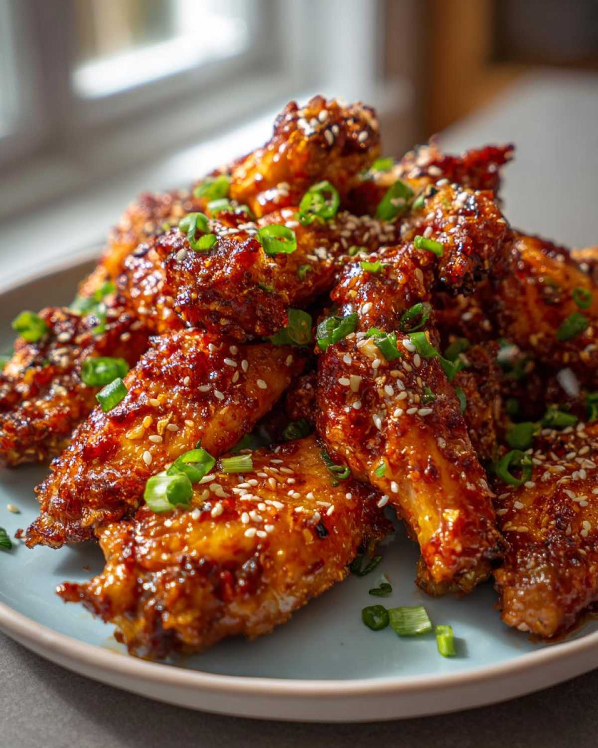 Sriracha Honey Garlic Chicken Wings (Finger-Licking Good Snack) - detail 3