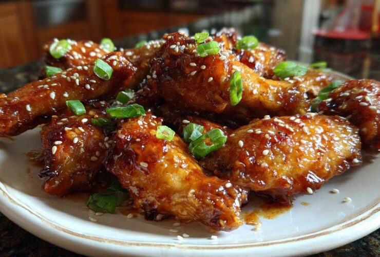 Sriracha Honey Garlic Chicken Wings (Finger-Licking Good Snack)