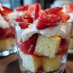 Strawberry Shortcake Trifle Cups (No-Bake Individual Desserts)