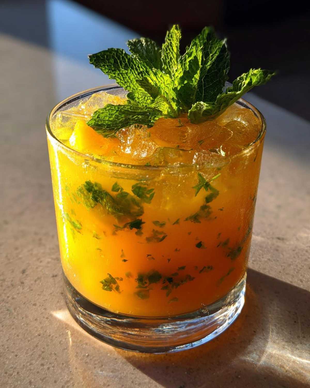 Sunrise Mango-Mint Agua Fresca (Non-Alcoholic Summer Sipper) - detail 2