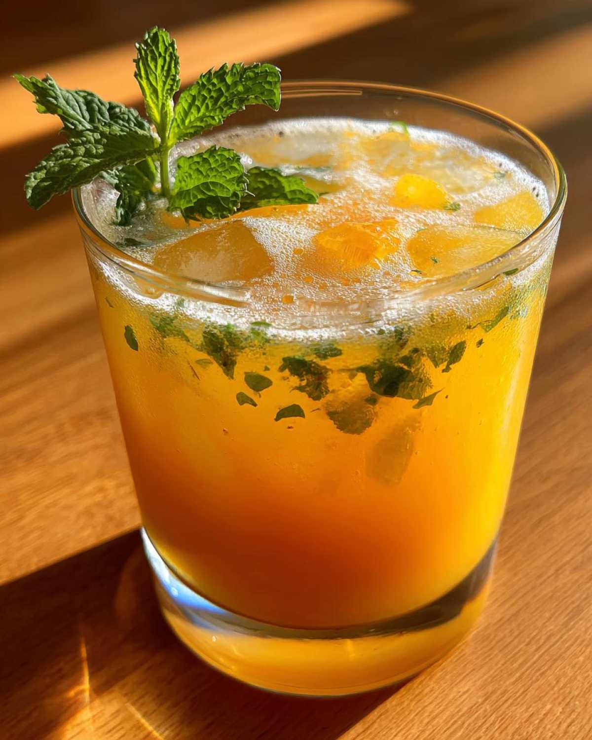 Sunrise Mango-Mint Agua Fresca (Non-Alcoholic Summer Sipper) - detail 3