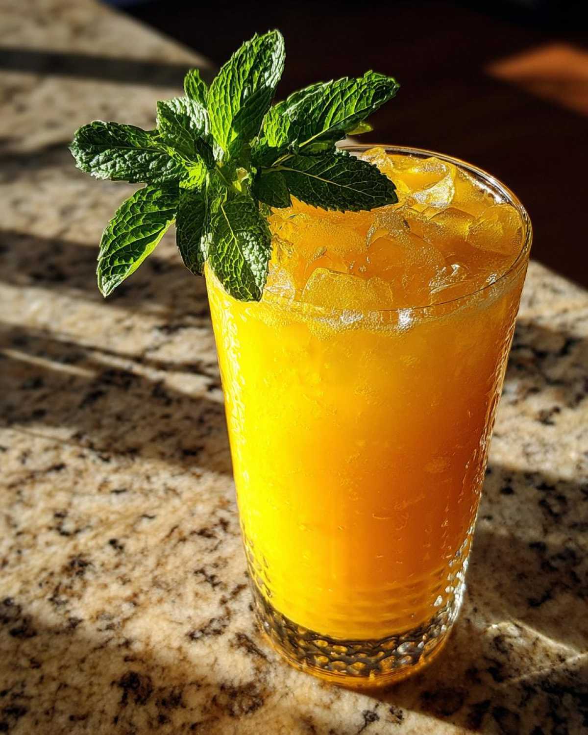 Sunrise Mango-Mint Agua Fresca (Non-Alcoholic Summer Sipper) - detail 4