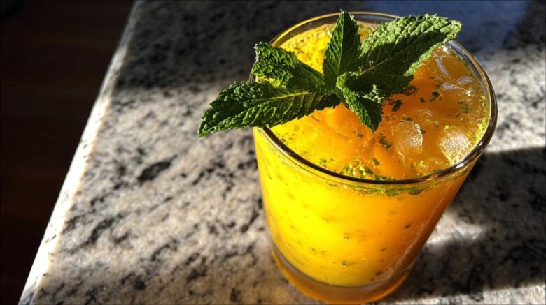 Sunrise Mango-Mint Agua Fresca (Non-Alcoholic Summer Sipper)