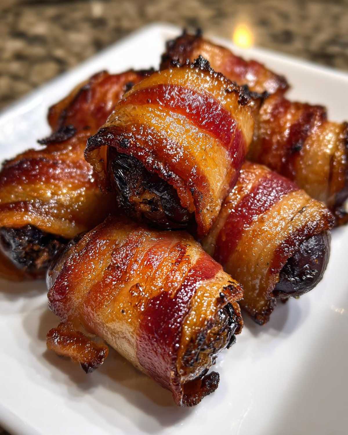 Sweet and Salty Bacon-Wrapped Dates (3 Ingredients, Wow Factor) - detail 3