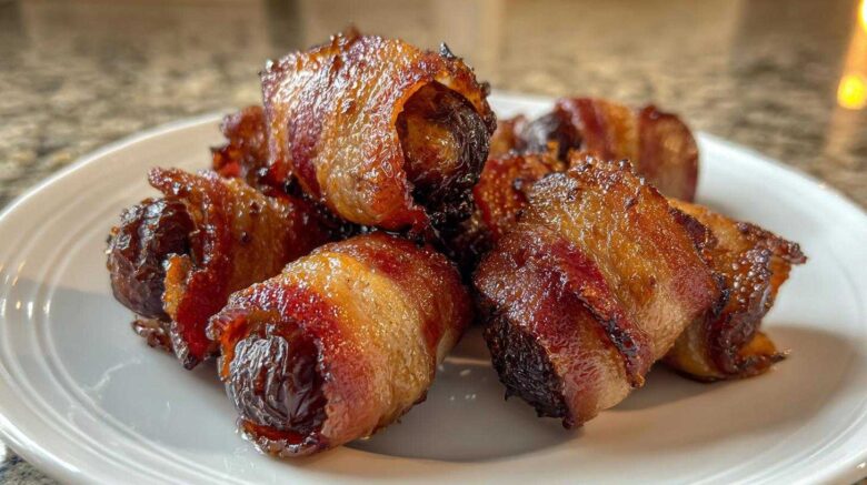 Sweet and Salty Bacon-Wrapped Dates (3 Ingredients, Wow Factor)
