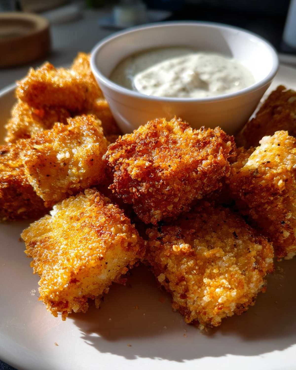 Tofu 'Chicken' Nuggets with Vegan Ranch (Kids Won’t Notice!) - detail 1