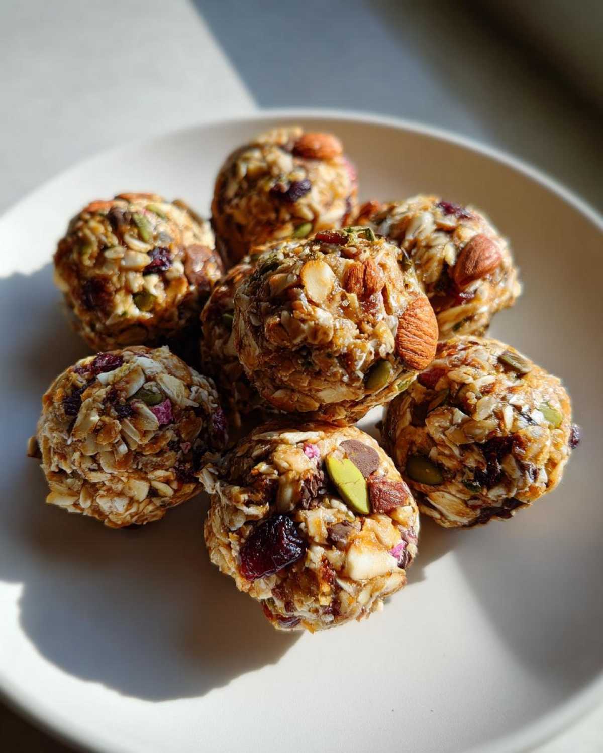 Trail Mix Energy Clusters (No-Bake Snack Bites) - detail 1