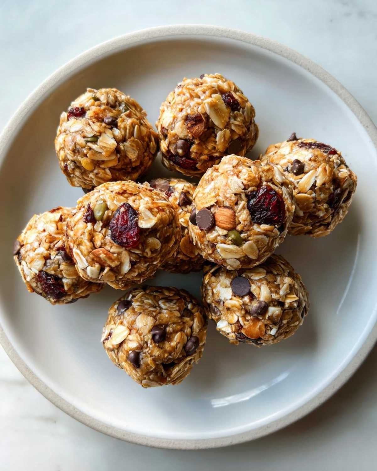 Trail Mix Energy Clusters (No-Bake Snack Bites) - detail 4