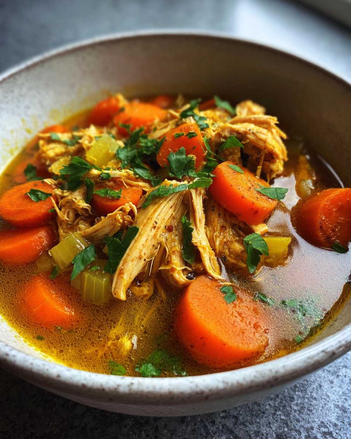 Turmeric Ginger Chicken Soup (Immune-Boosting Comfort) - detail 1