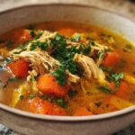 Turmeric Ginger Chicken Soup (Immune-Boosting Comfort)