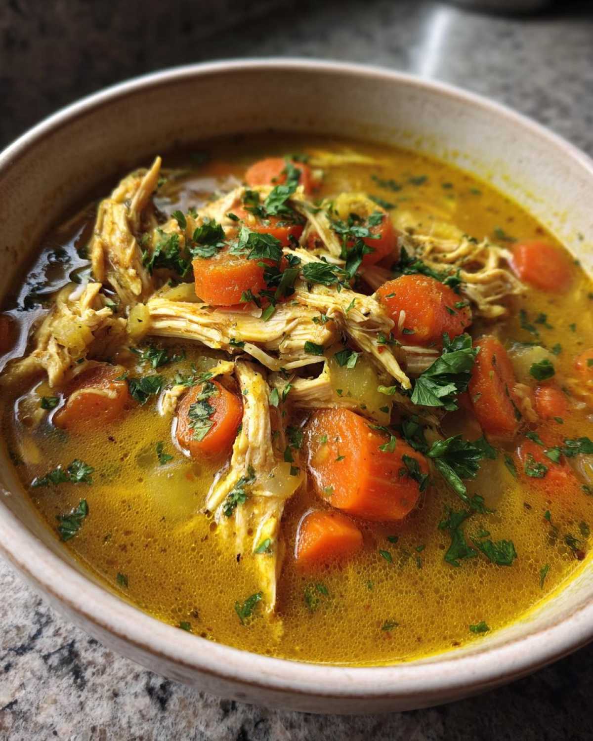 Turmeric Ginger Chicken Soup (Immune-Boosting Comfort) - detail 2