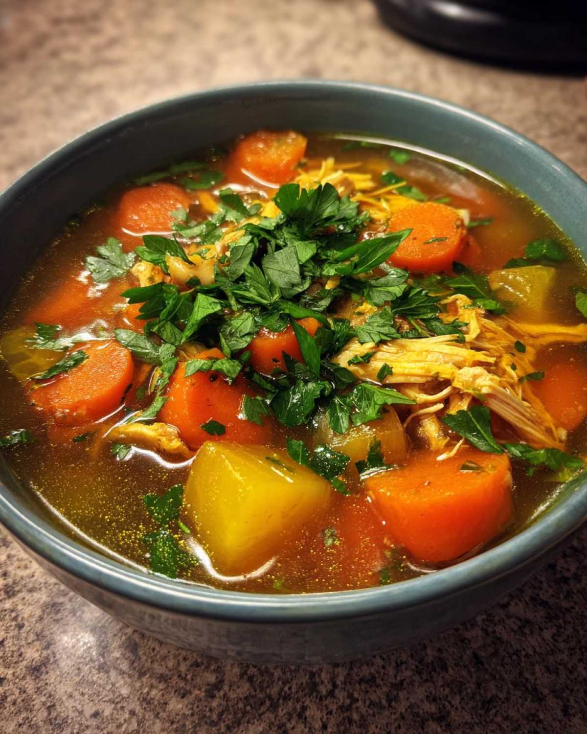 Turmeric Ginger Chicken Soup (Immune-Boosting Comfort) - detail 3