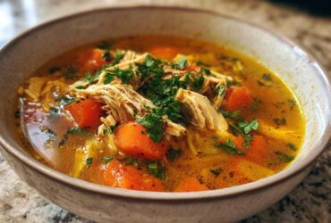 Turmeric Ginger Chicken Soup (Immune-Boosting Comfort)