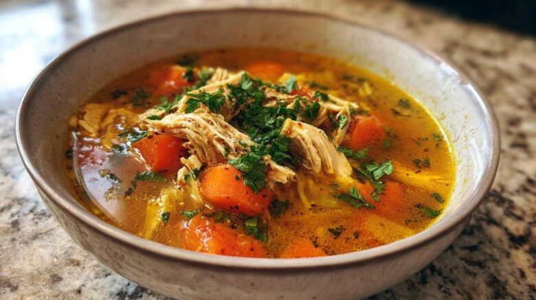 Turmeric Ginger Chicken Soup (Immune-Boosting Comfort)