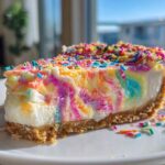 Unicorn Cheesecake Bars (Colorful Swirl Kids Will Love)