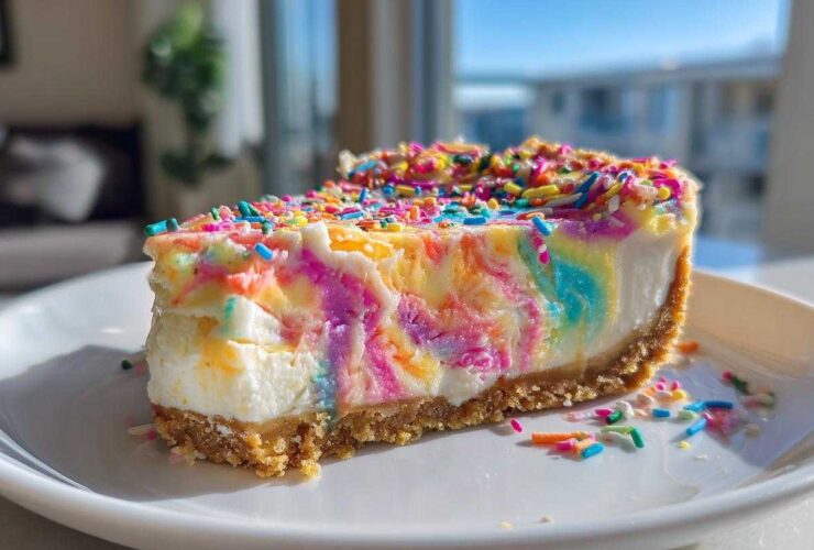 Unicorn Cheesecake Bars (Colorful Swirl Kids Will Love)