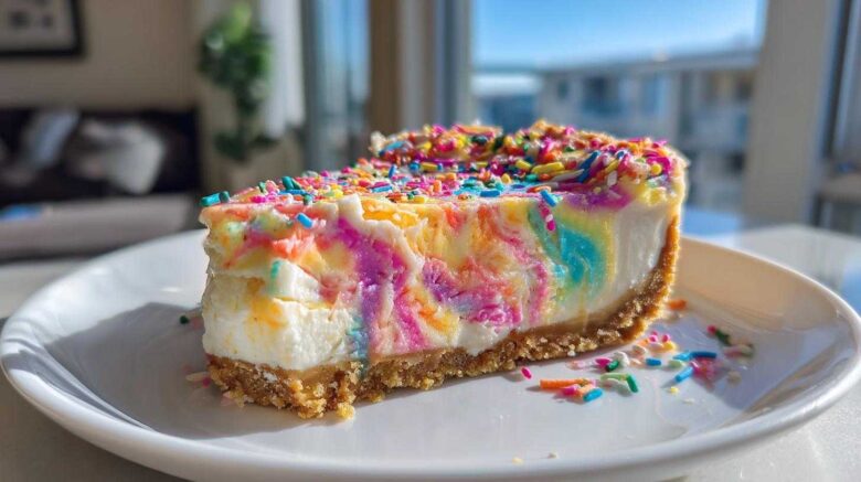 Unicorn Cheesecake Bars (Colorful Swirl Kids Will Love)