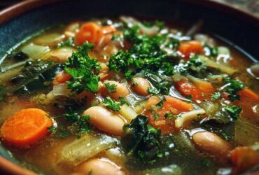 Veggie-Powered Minestrone Soup (Hearty & Low-Calorie)