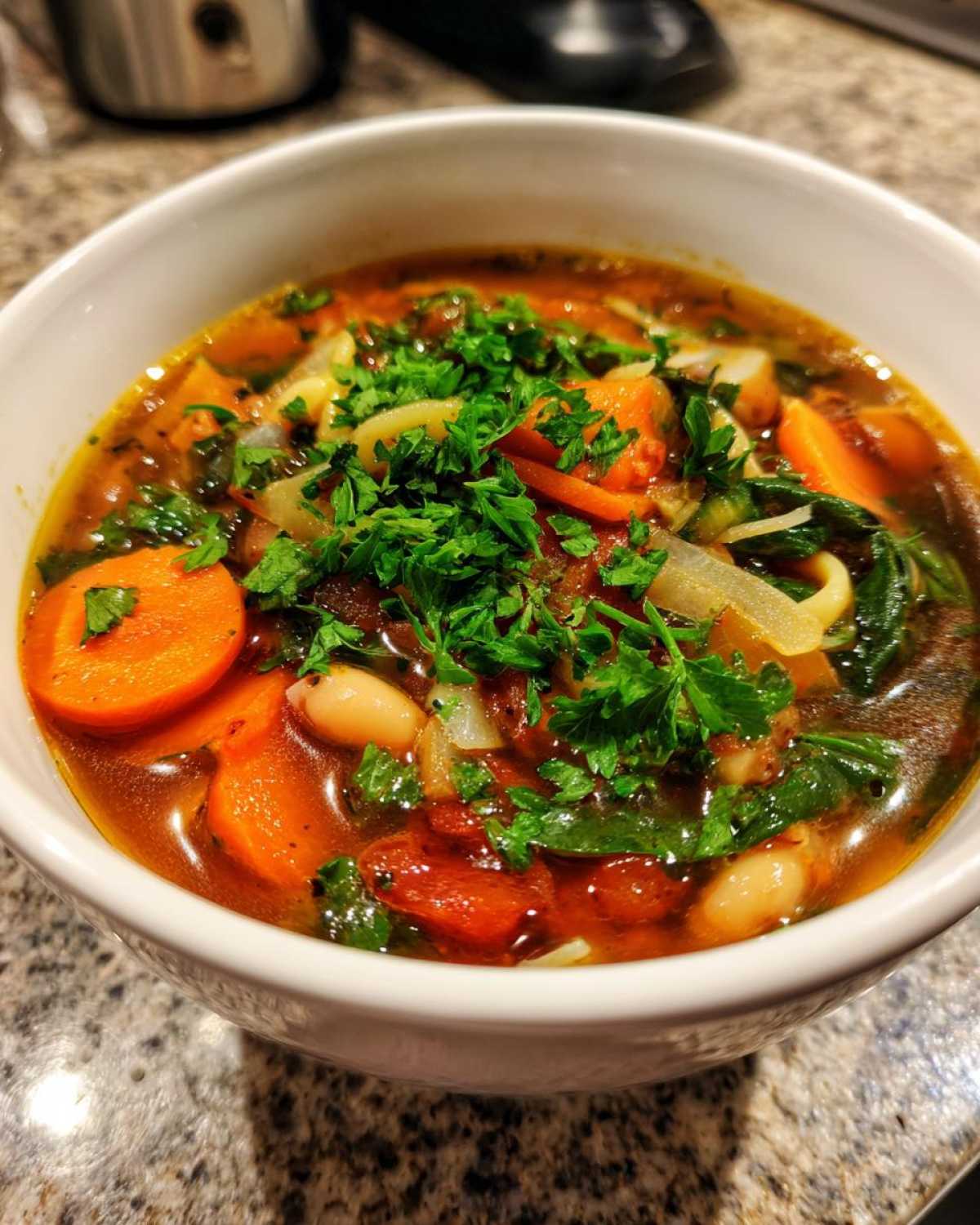 Veggie-Powered Minestrone Soup (Hearty & Low-Calorie) - detail 4