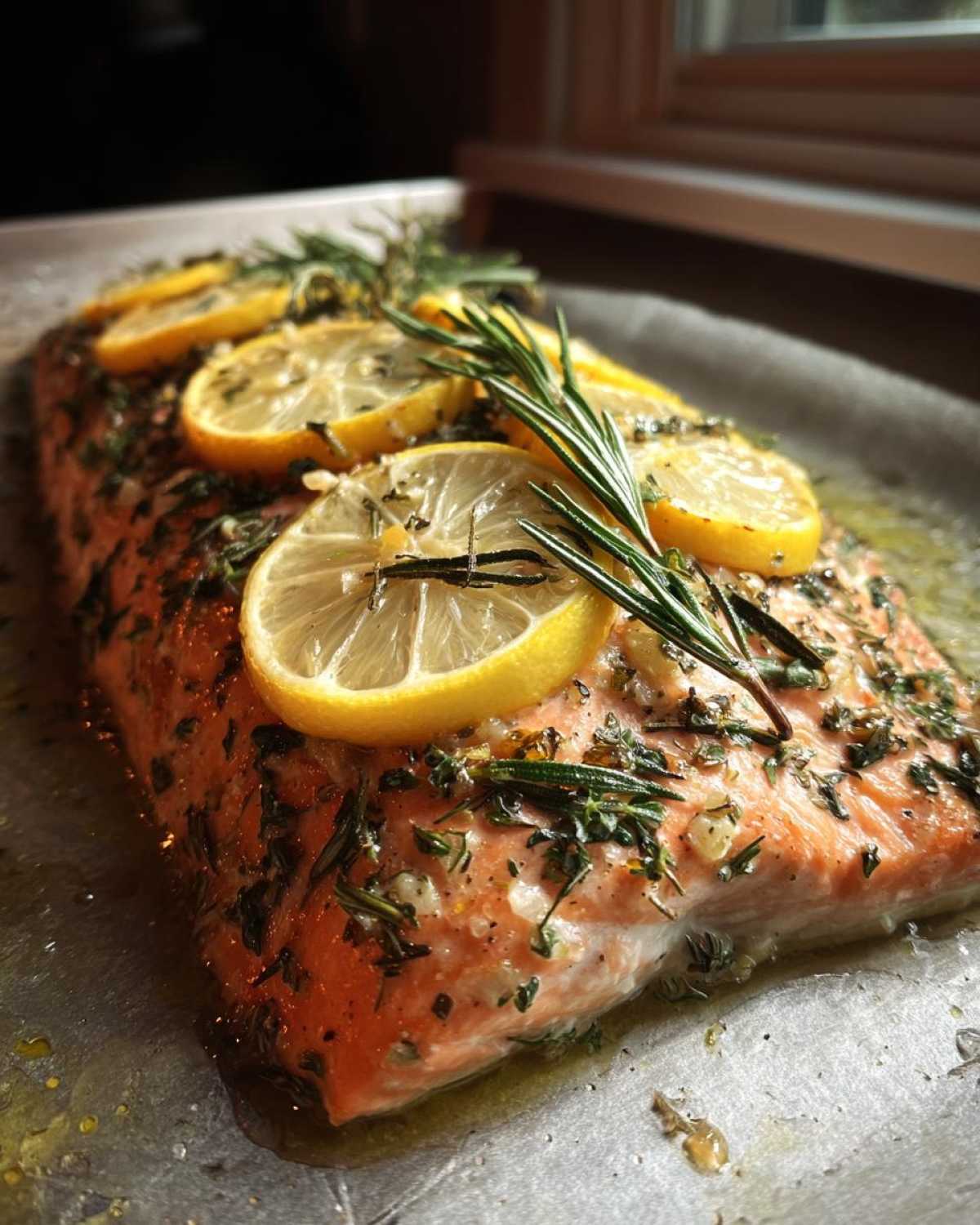 Zesty Lemon Herb Salmon Bake (No-Fail Juicy Fish Dinner) - detail 1