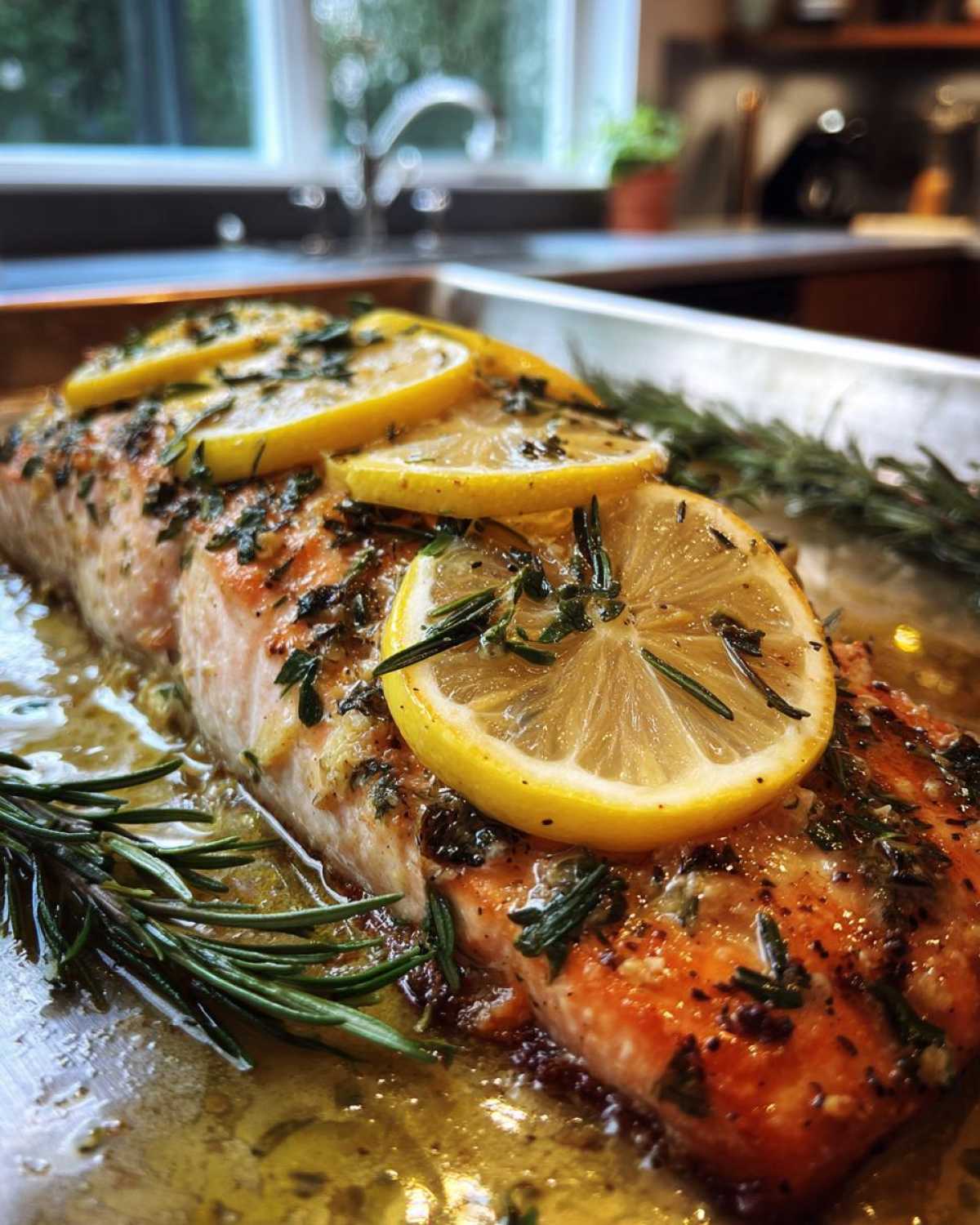Zesty Lemon Herb Salmon Bake (No-Fail Juicy Fish Dinner) - detail 2