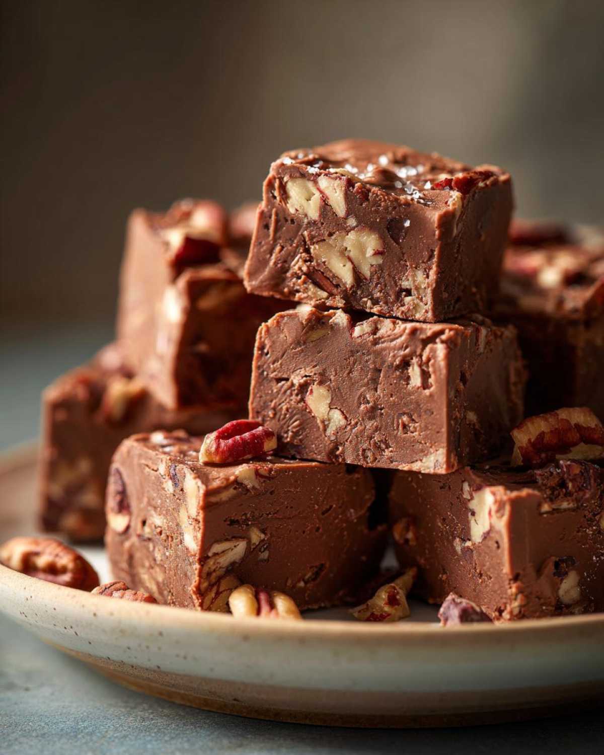 3-Ingredient Maple Pecan Fudge - detail 1
