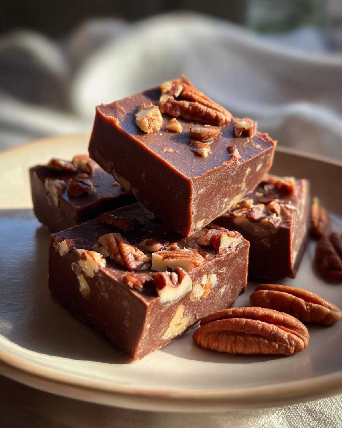 3-Ingredient Maple Pecan Fudge - detail 3