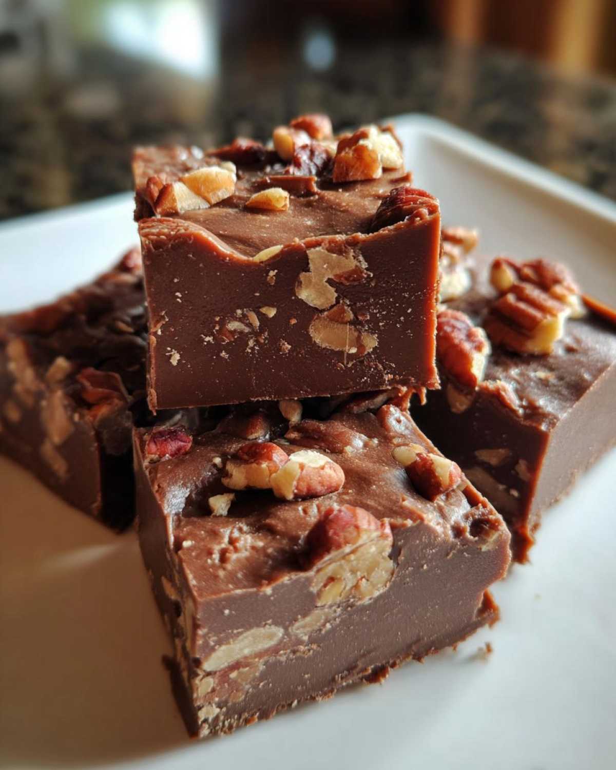 3-Ingredient Maple Pecan Fudge - detail 4