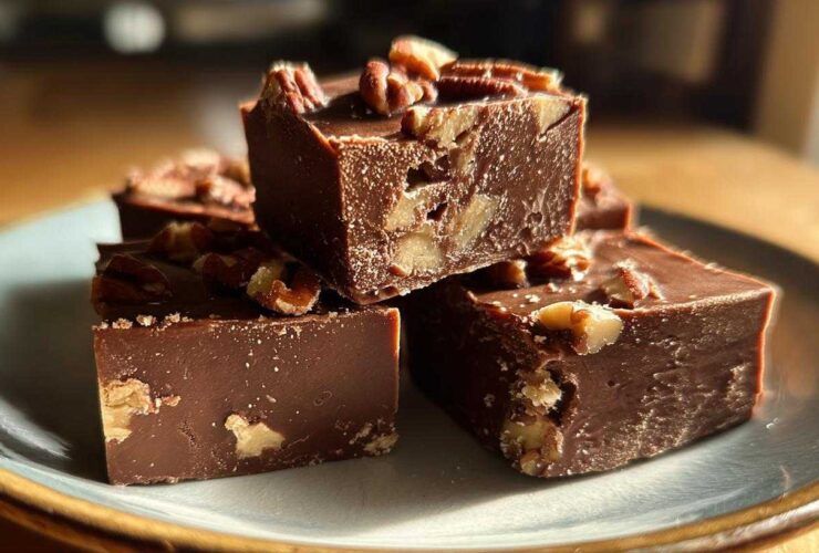3-Ingredient Maple Pecan Fudge