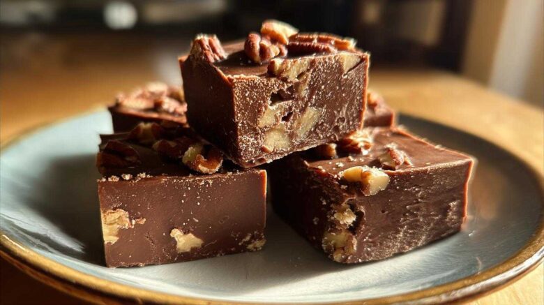 3-Ingredient Maple Pecan Fudge